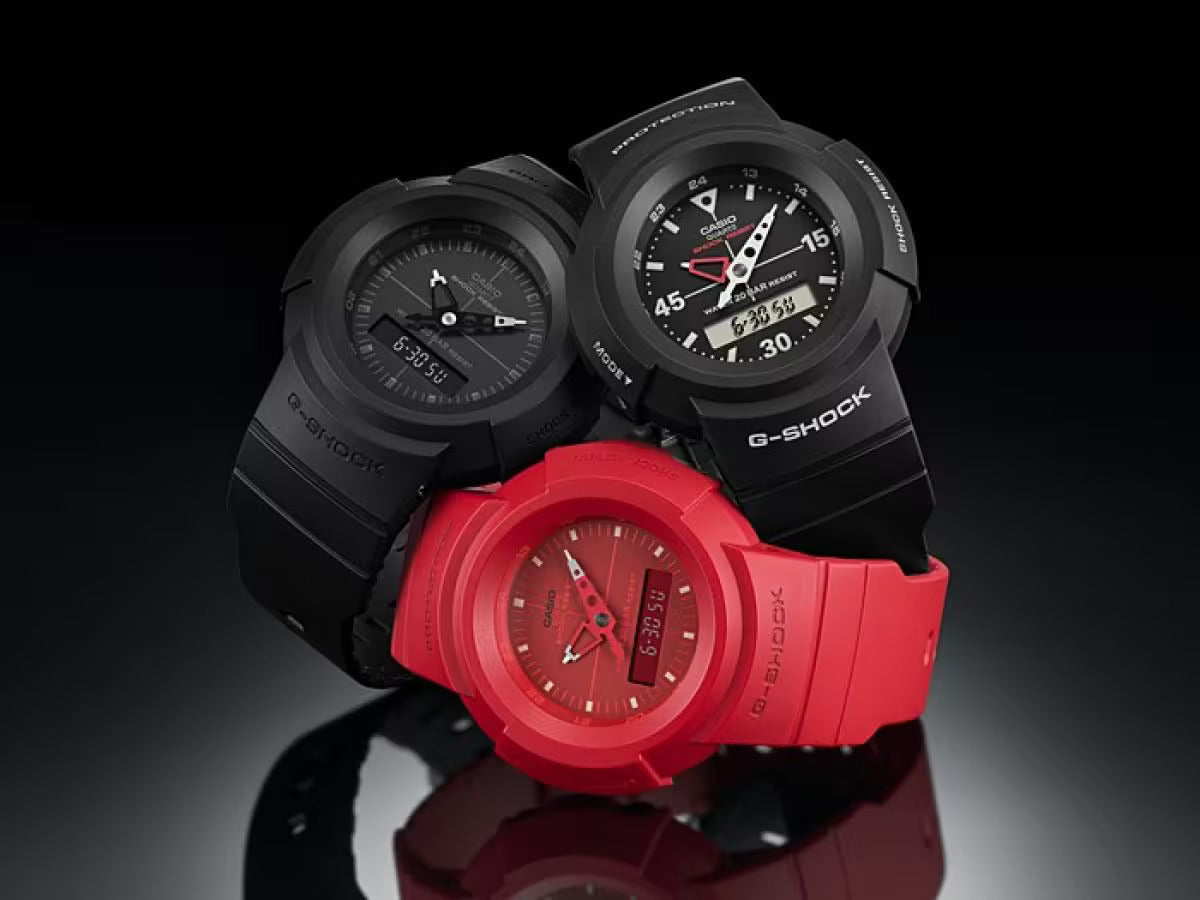 CASIO G-SHOCK AW-500E-1E BLACK ANALOG/DIGITAL WATCH
