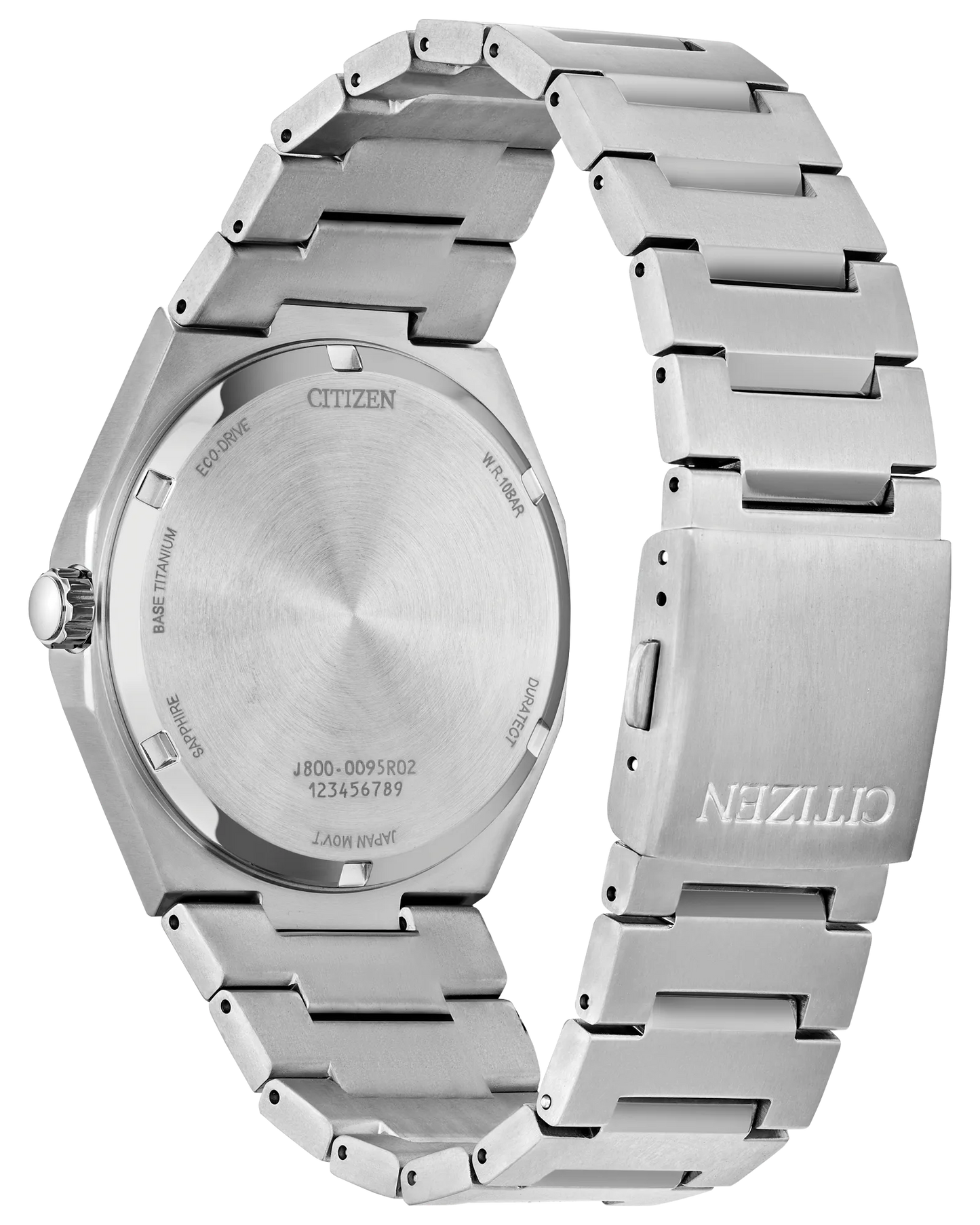 CITIZEN AW0130-85L "ZENSHIN" 3-HAND SUPER TITANIUM BLUE DIAL WATCH
