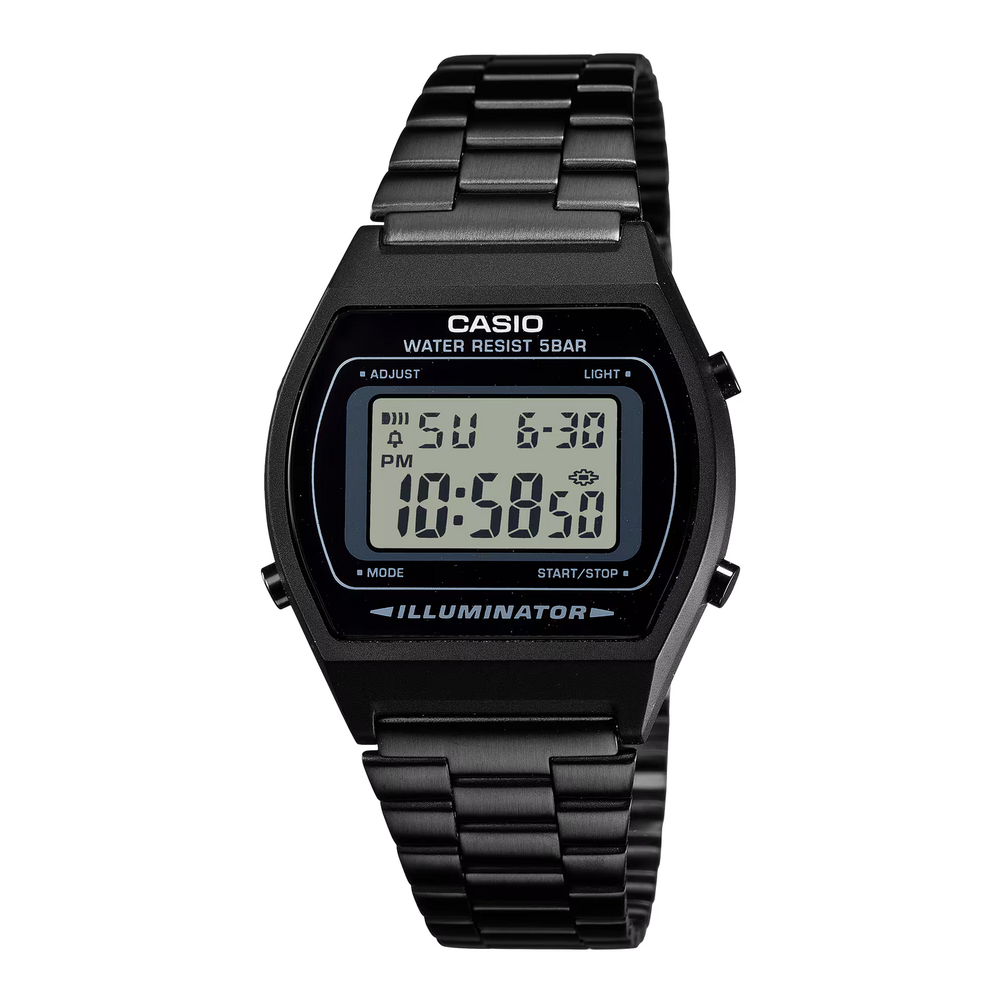 CASIO B640WB-1A VINTAGE SERIES BLACK DIGITAL QUARTZ WATCH