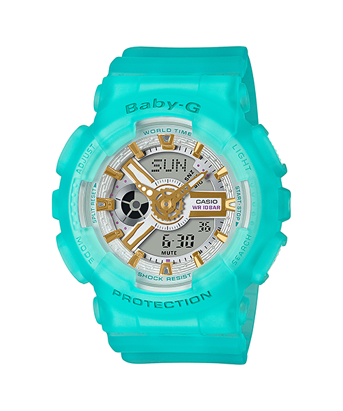 CASIO BABY-G BA-110SC-2A BLUE / TEAL LADIES WATCH
