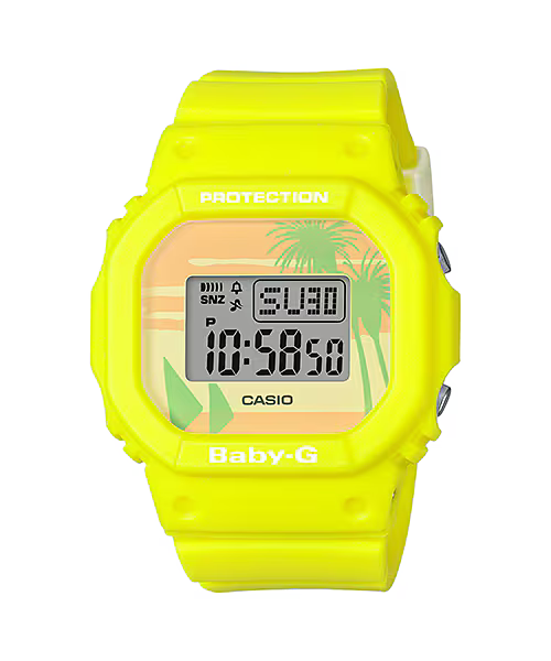 CASIO BABY-G BGD-560BC-9 YELLOW DIGITAL WATCH