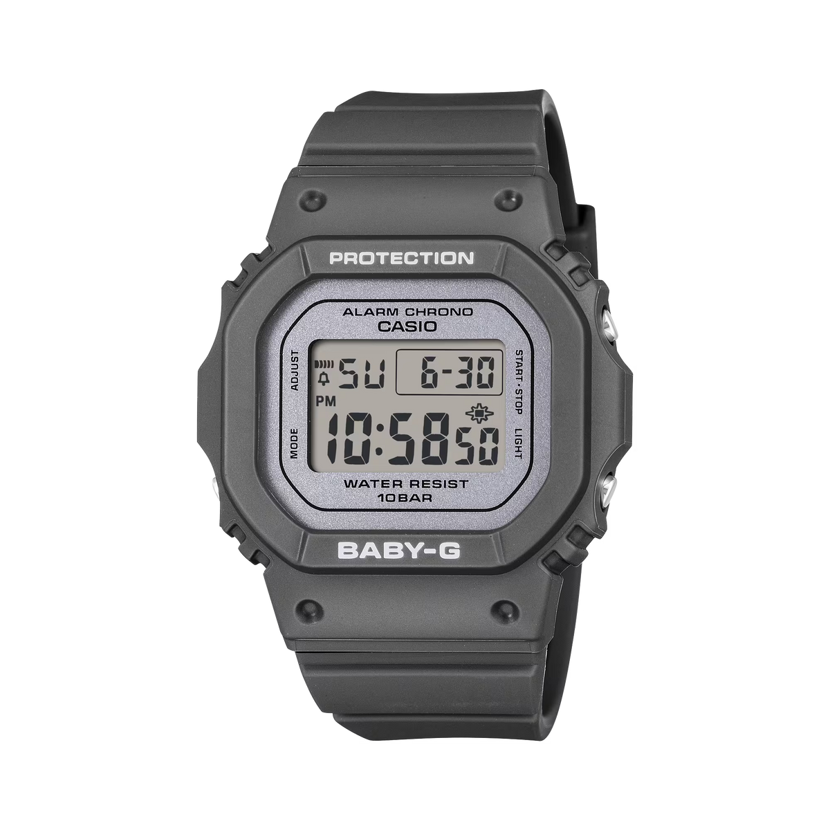 CASIO BABY-G BGD-565SC-1 GREY DIGITAL LADIES WATCH