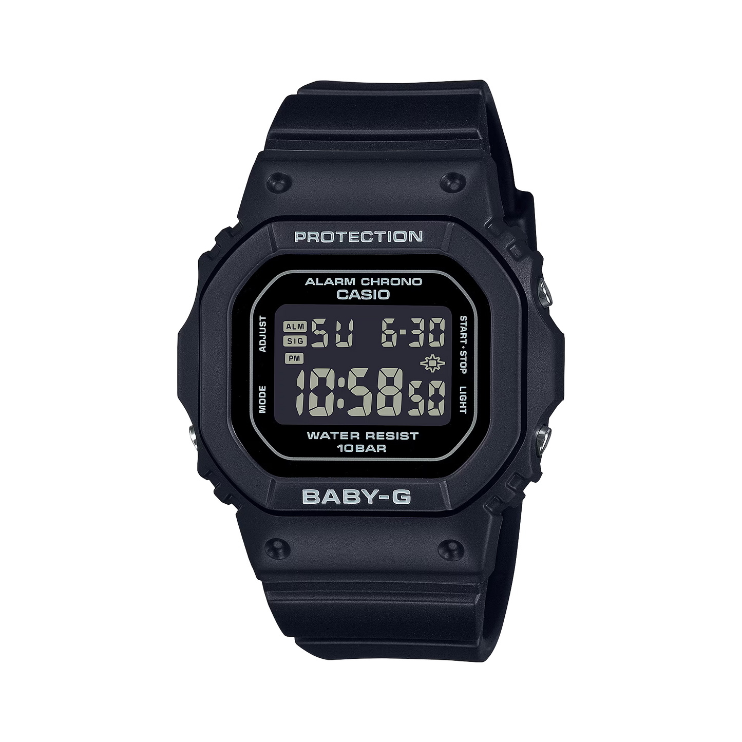 CASIO BABY-G BGD-565U-1 BLACK DIGITAL WATCH