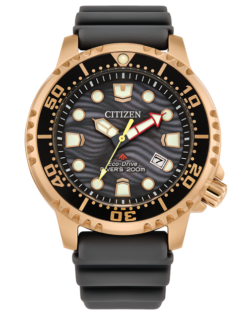 CITIZEN BN0163-00H ECO-DRIVE PROMASTER DIVER GRAY DIAL WATCH