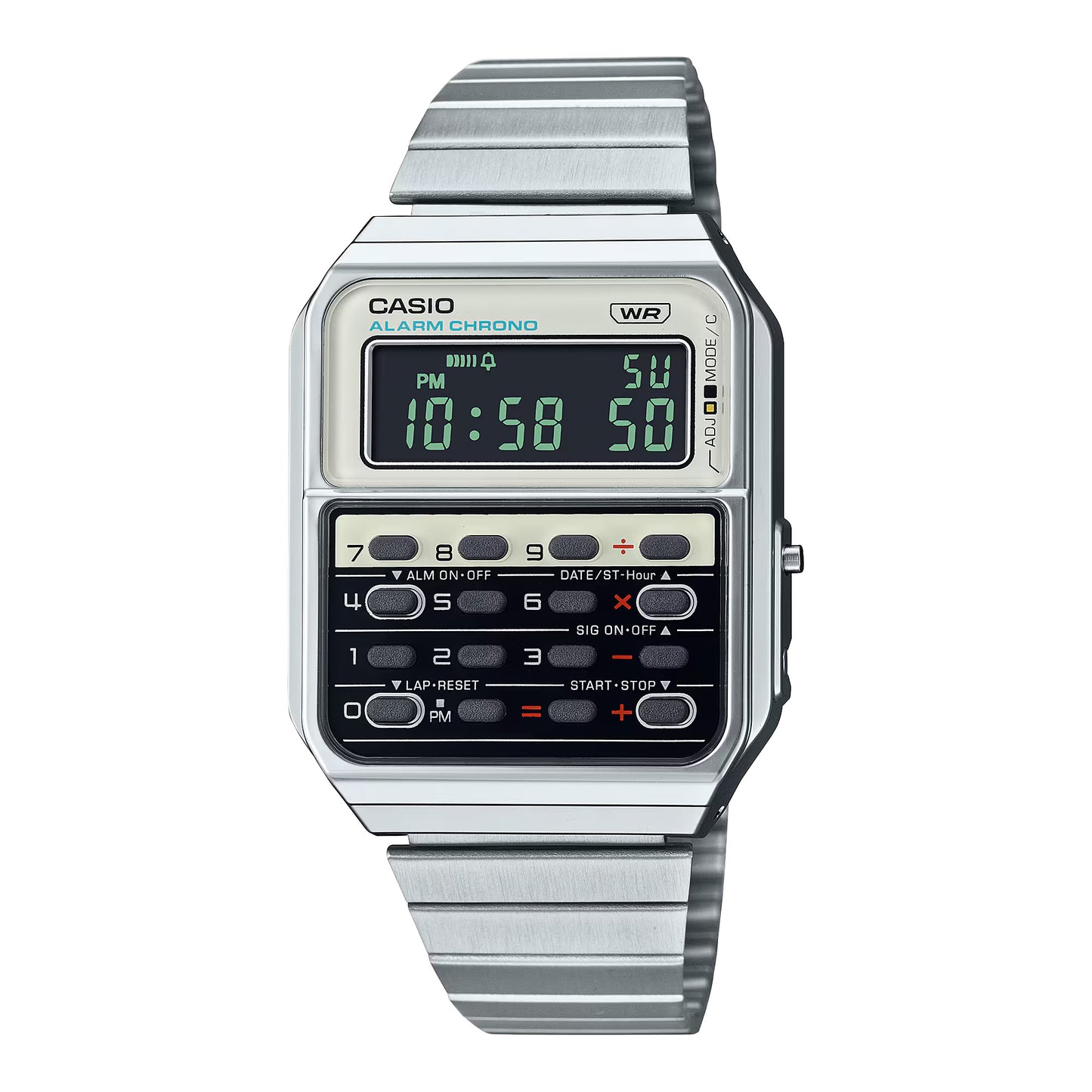 CASIO CA-500WE-7B CA500 CLASSIC CALCULATOR WHITE DIGITAL WATCH