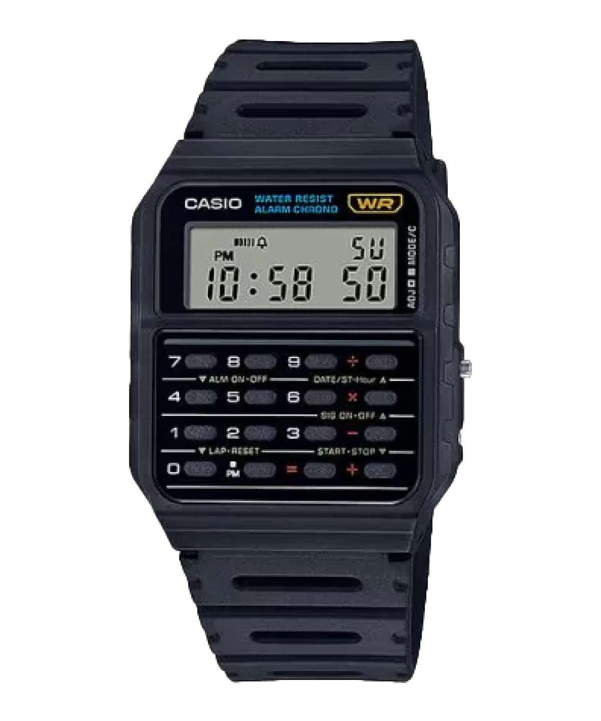 CASIO CA-53W-1 CA53 CLASSIC CALCULATOR BLACK DIGITAL WATCH