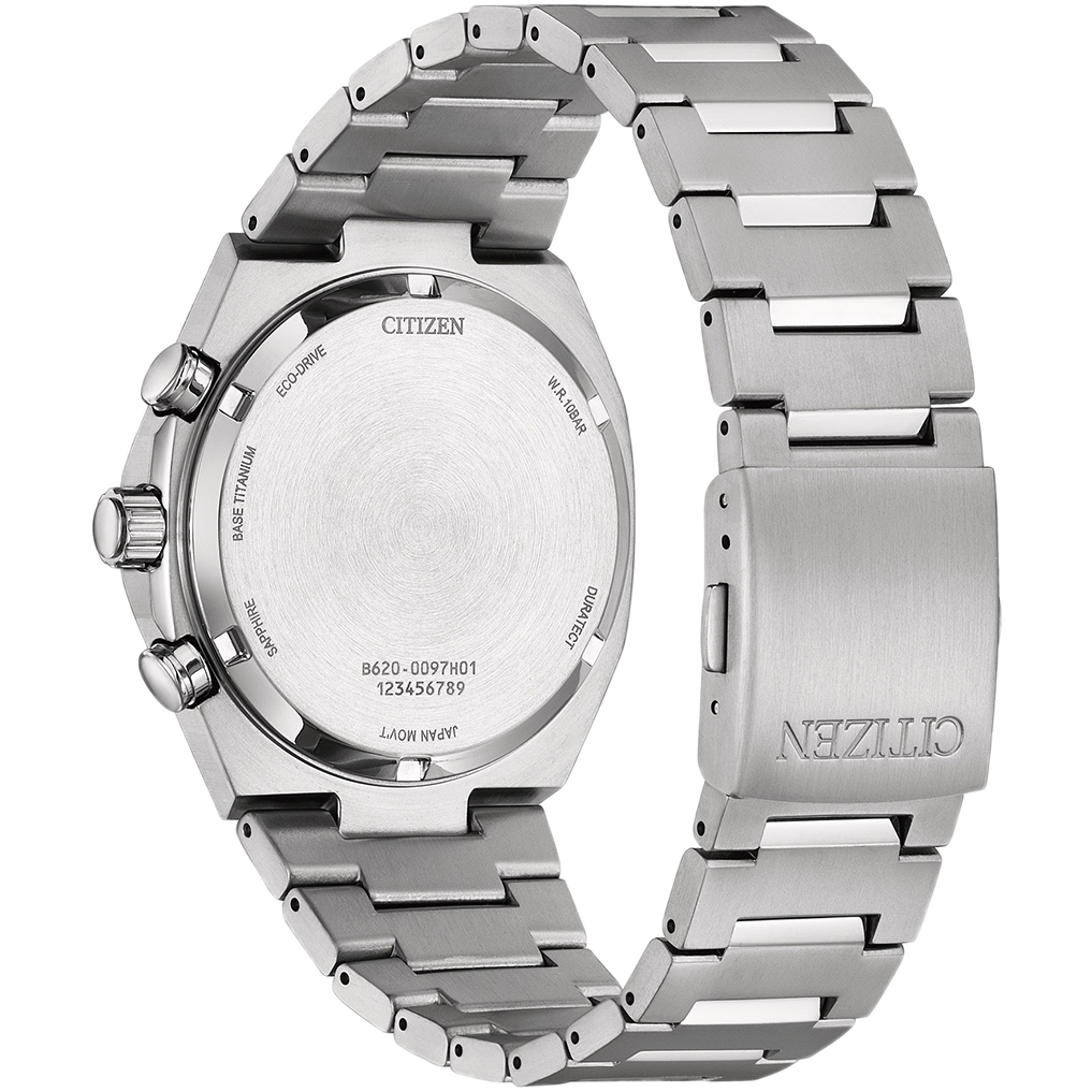 CITIZEN CA4610-85L "ZENSHIN" CHRONOGRAPH SUPER TITANIUM BLUE DIAL WATCH