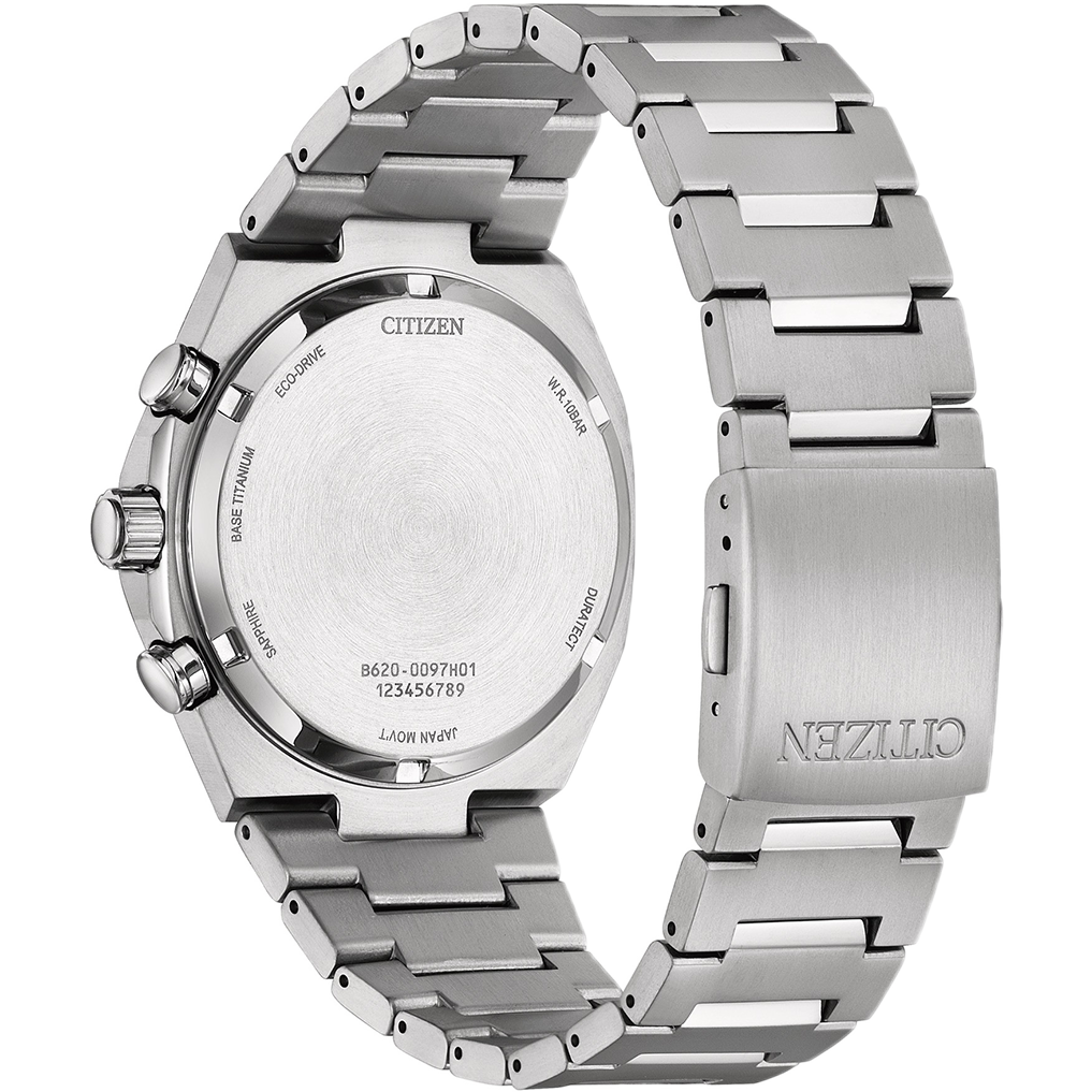 CITIZEN CA4610-85X "ZENSHIN" CHRONOGRAPH SUPER TITANIUM GREEN DIAL WATCH