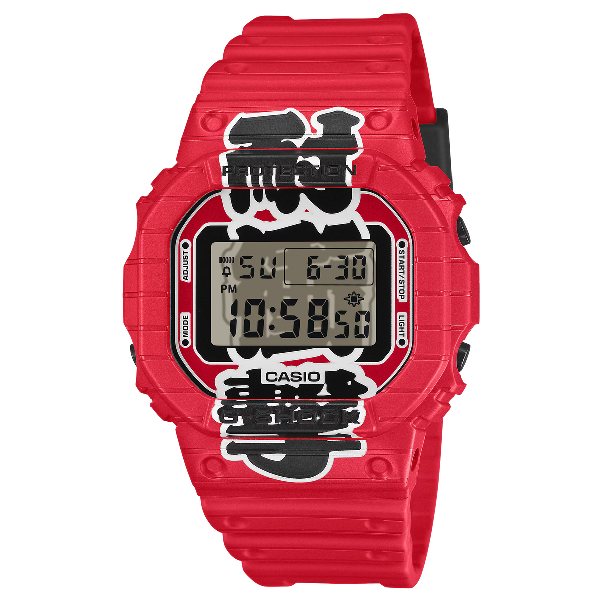 CASIO G-SHOCK DW-5600AKA-4 AKA-CHOCHIN RED DIGITAL WATCH