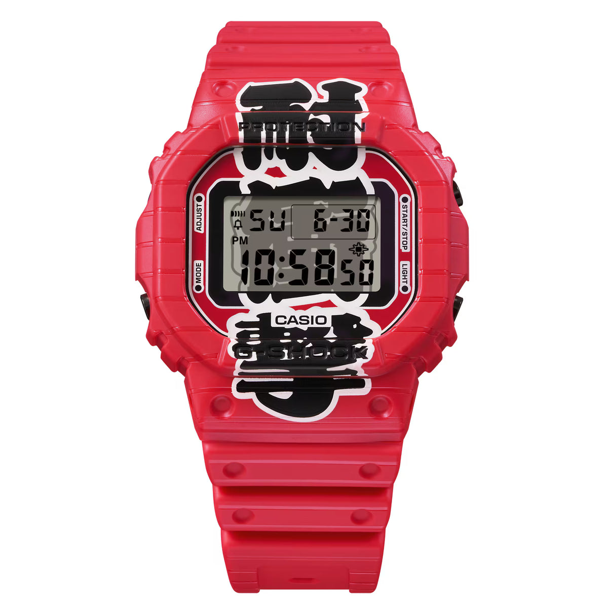 CASIO G-SHOCK DW-5600AKA-4 AKA-CHOCHIN RED DIGITAL WATCH