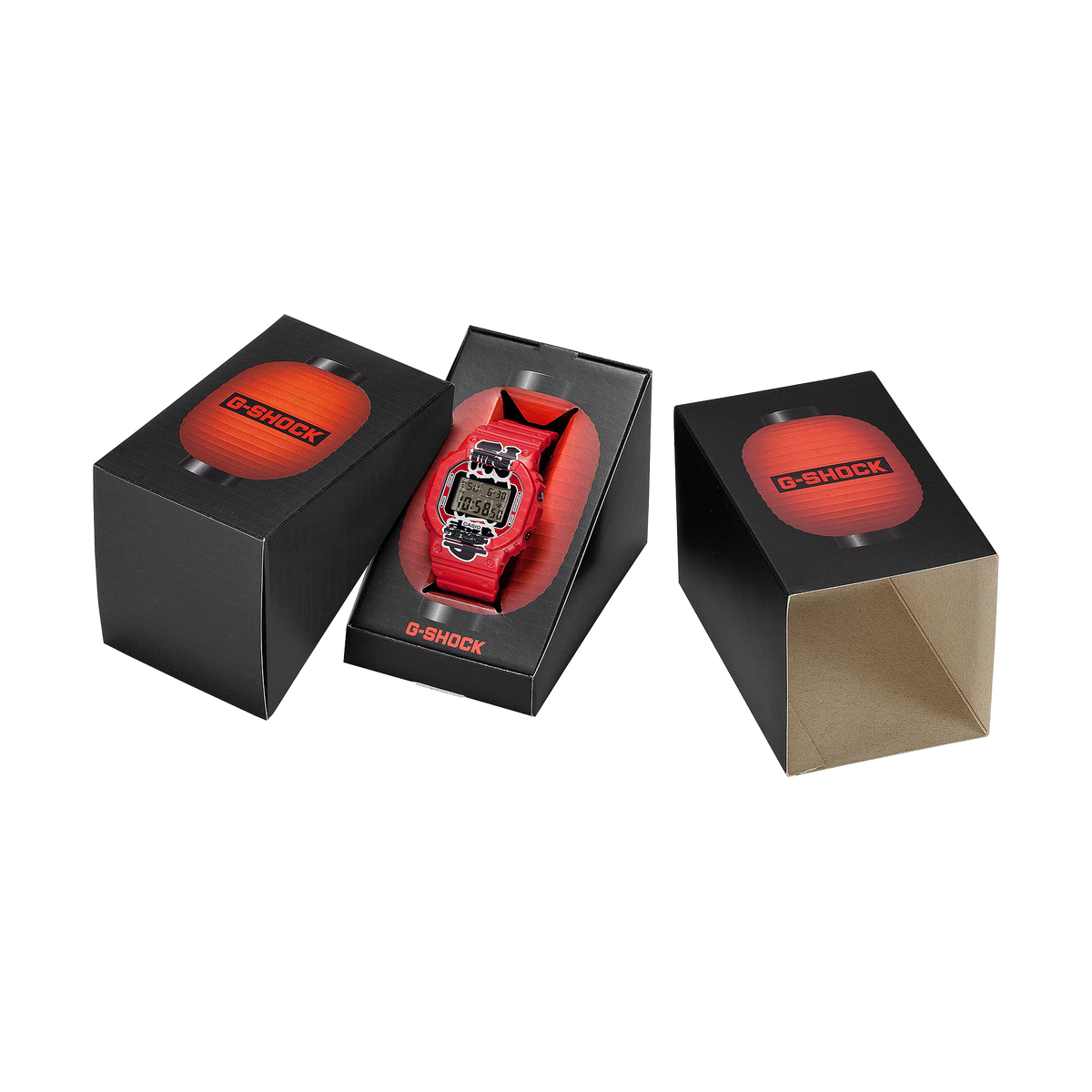 CASIO G-SHOCK DW-5600AKA-4 AKA-CHOCHIN RED DIGITAL WATCH