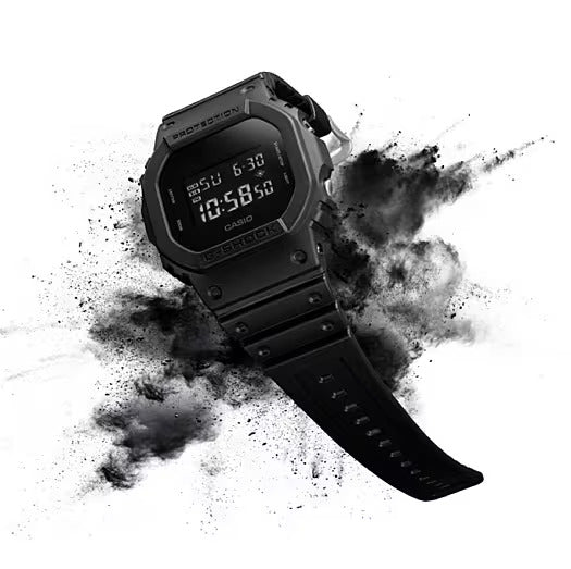 CASIO G-SHOCK DW-5600BB-1 DW5600 ALL BLACK DIGITAL WATCH