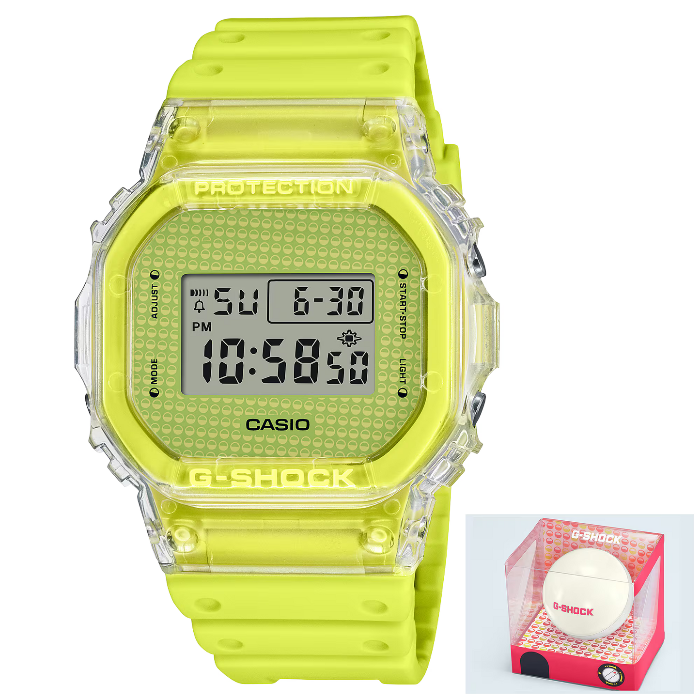 CASIO G-SHOCK DW-5600GL-9 YELLOW "LUCKY DROP" DIGITAL WATCH