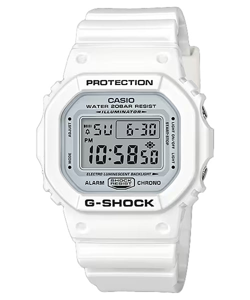 CASIO G-SHOCK DW-5600MW-7 WHITE DIGITAL WATCH