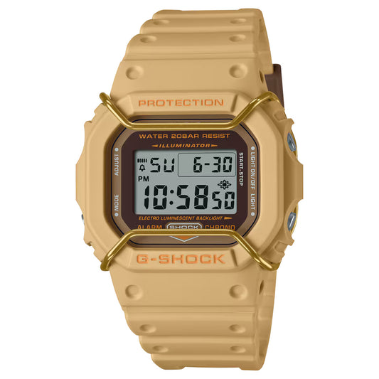 CASIO G-SHOCK DW-5600PT-5 BROWN DIGITAL WATCH