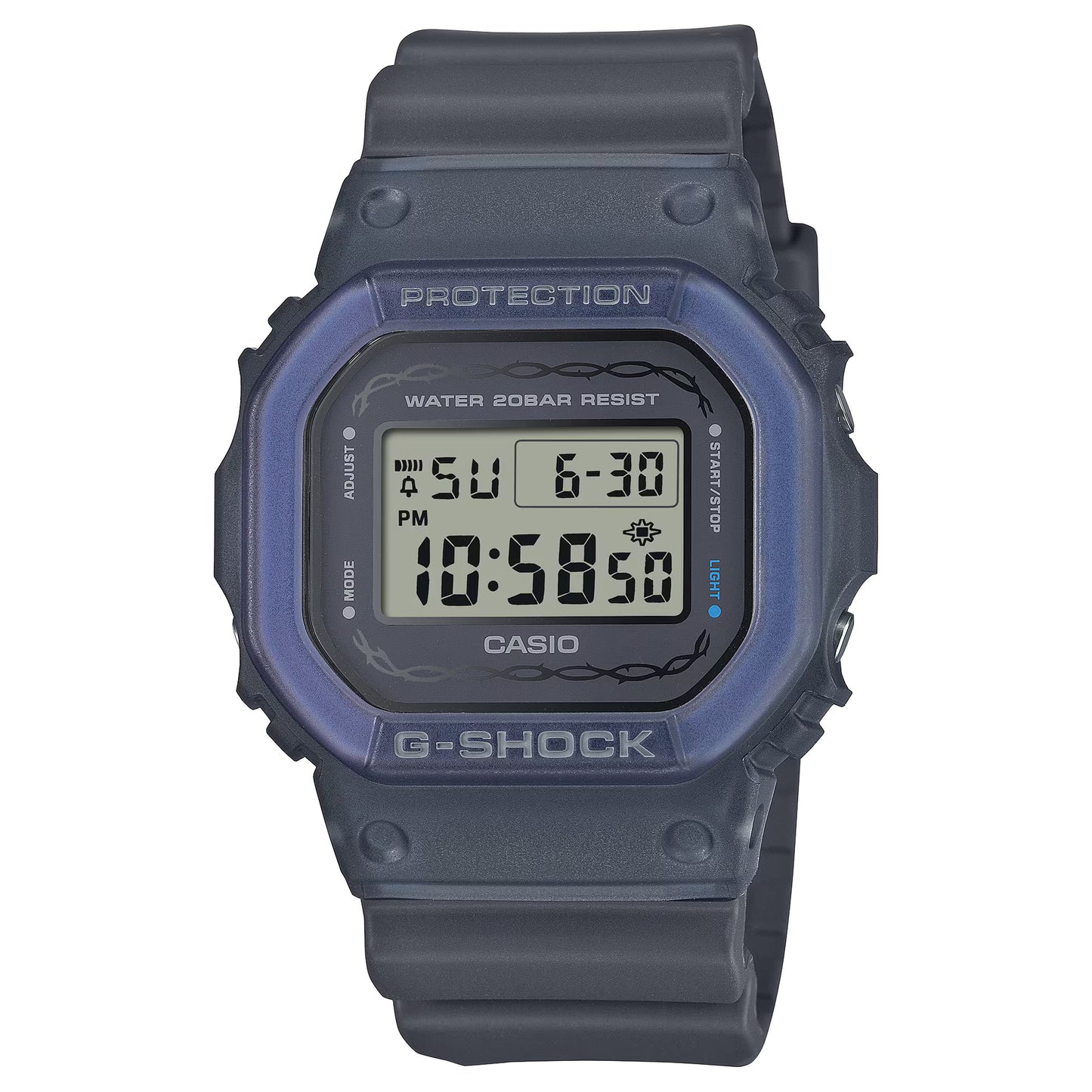CASIO G-SHOCK DW-5600RS-8 ROSE SERIES GRAY DIGITAL WATCH