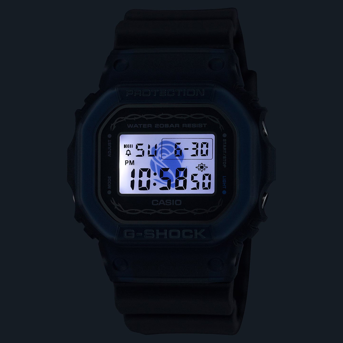 CASIO G-SHOCK DW-5600RS-8 ROSE SERIES GRAY DIGITAL WATCH