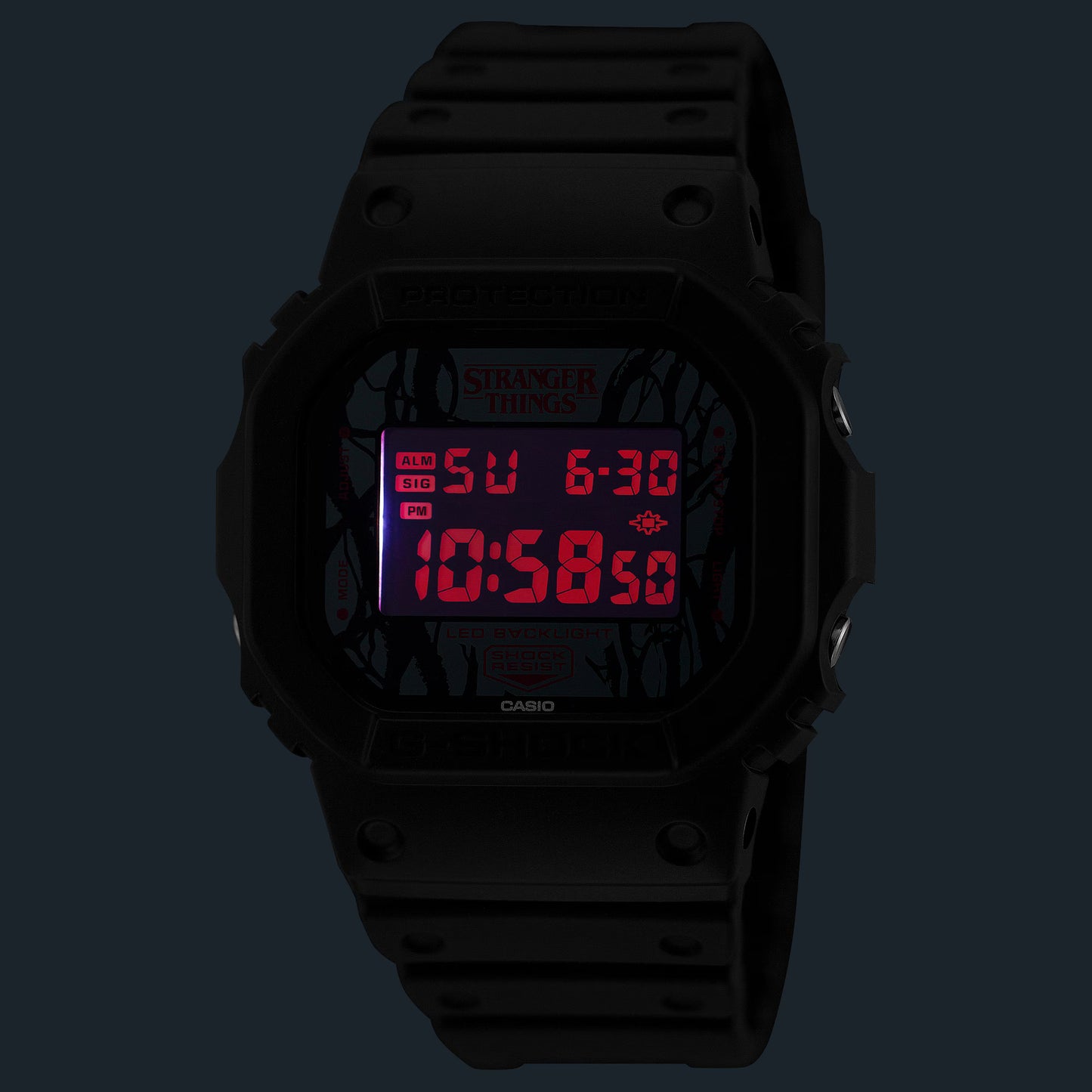 CASIO G-SHOCK DW-5600STT-1 "STRANGER THINGS" COLLABORATION DIGITAL WATCH