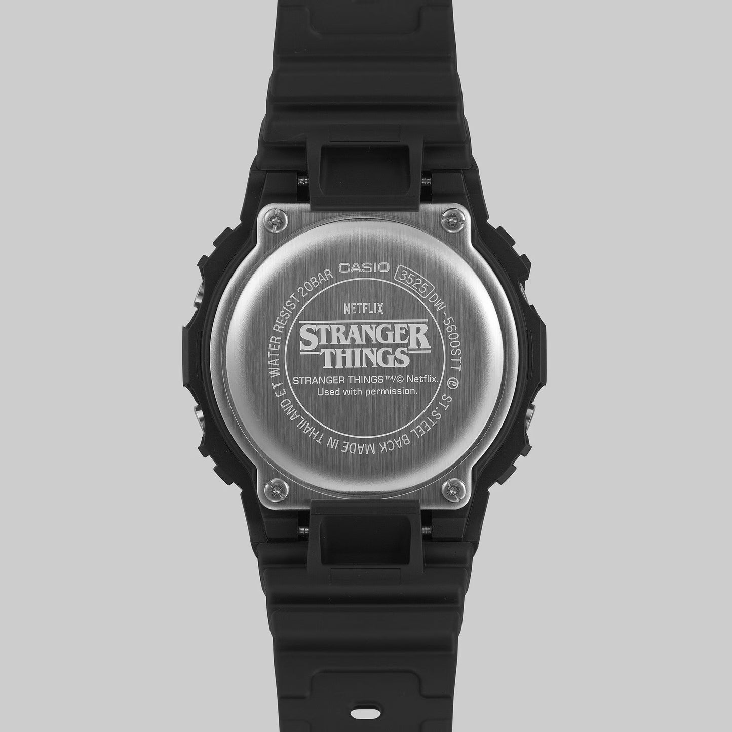 CASIO G-SHOCK DW-5600STT-1 "STRANGER THINGS" COLLABORATION DIGITAL WATCH