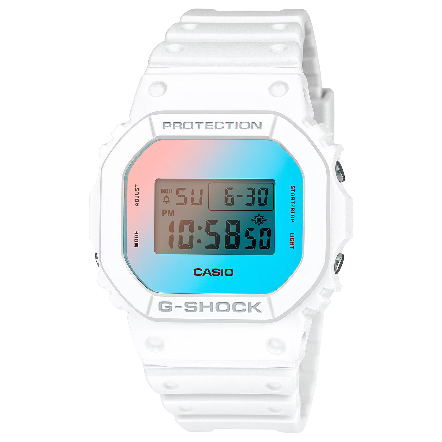 CASIO G-SHOCK DW-5600TL-7 DW5600TL VAPOR WHITE DIGITAL WATCH