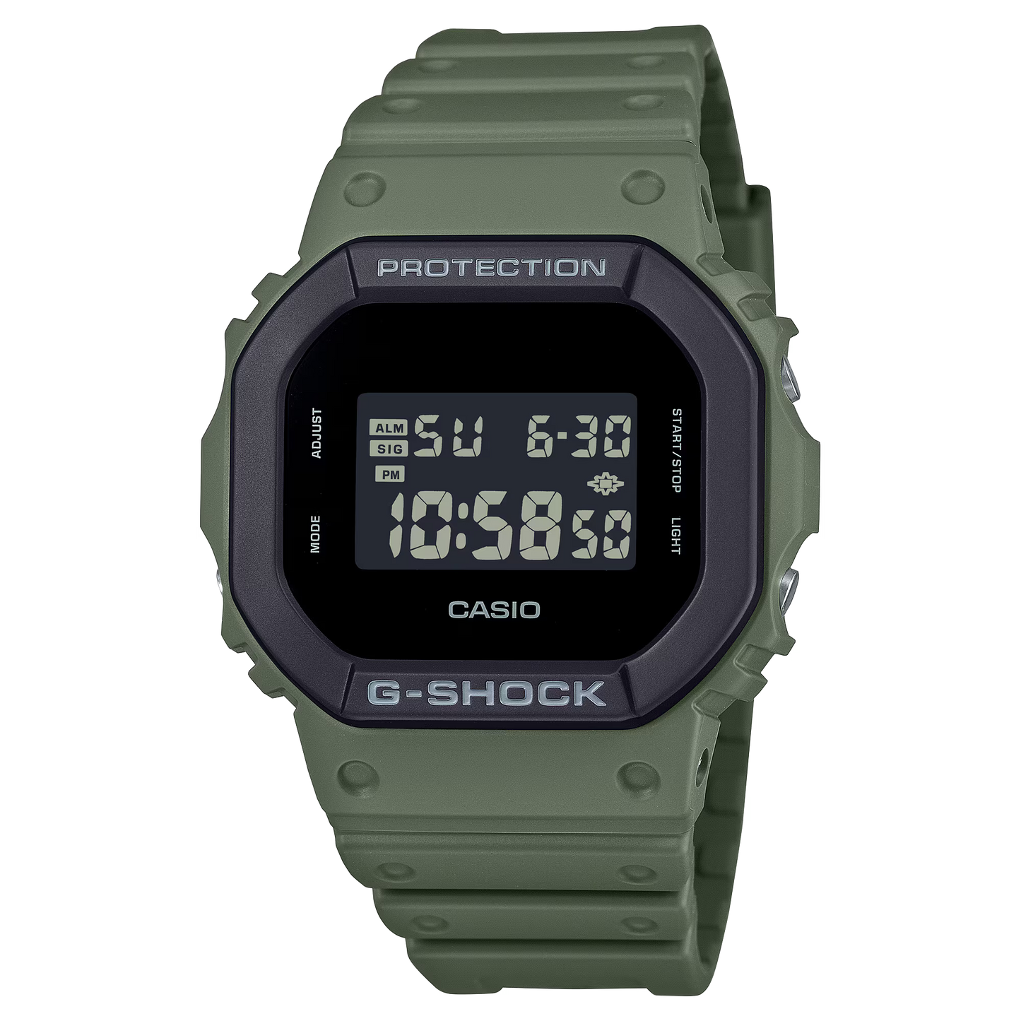 CASIO G-SHOCK DW-5610UU-3 GREEN / BLACK DIGITAL WATCH