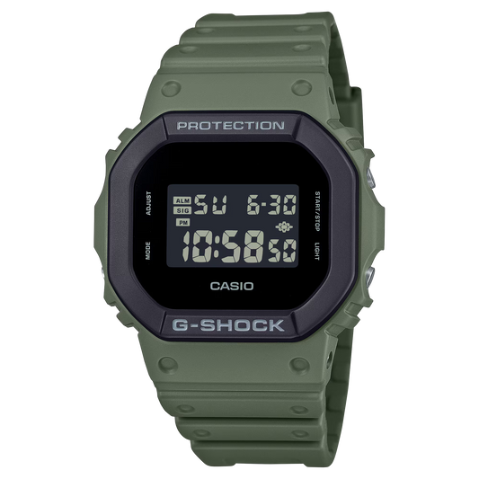 CASIO G-SHOCK DW-5610UU-3 GREEN / BLACK DIGITAL WATCH
