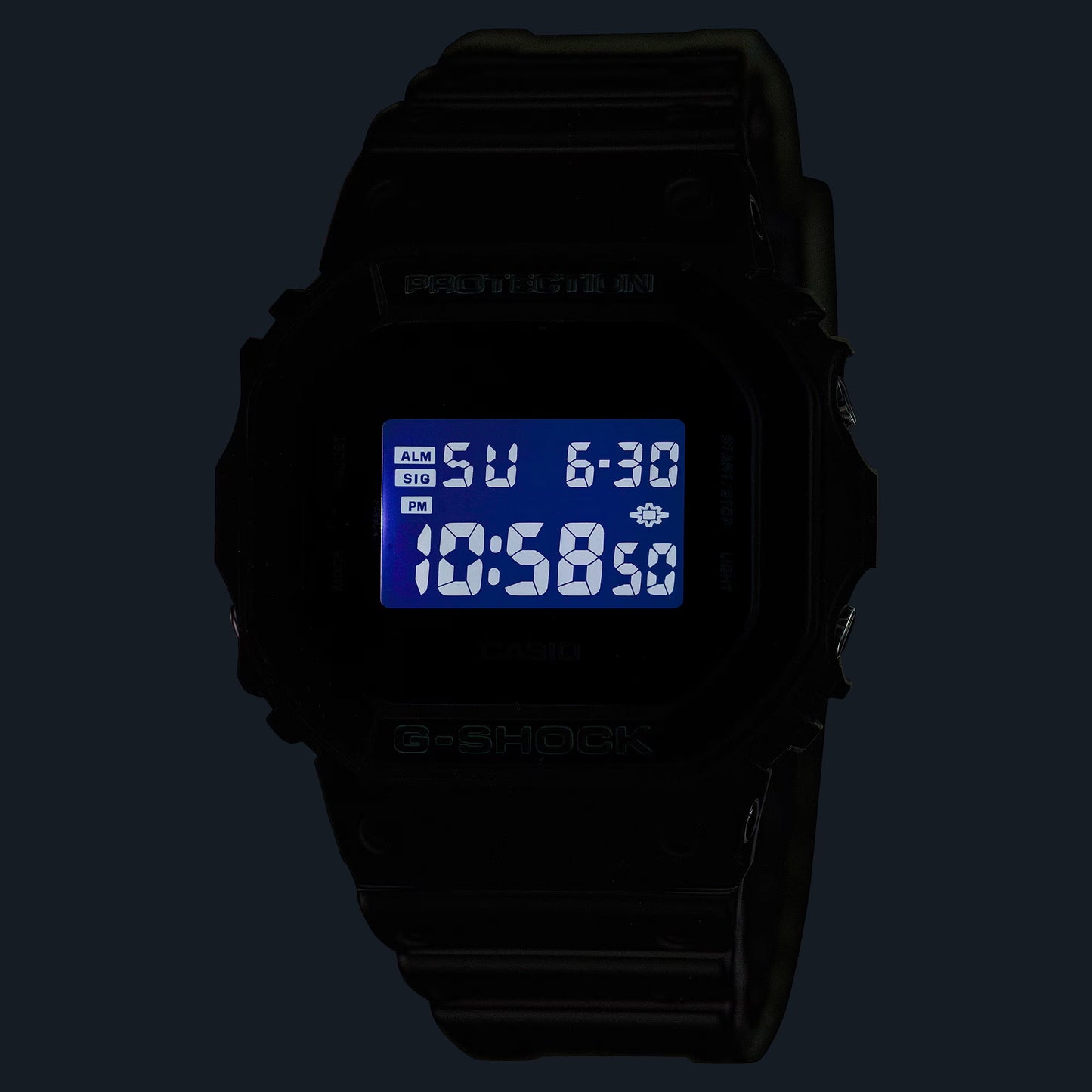 CASIO G-SHOCK DW-5610UU-3 GREEN / BLACK DIGITAL WATCH