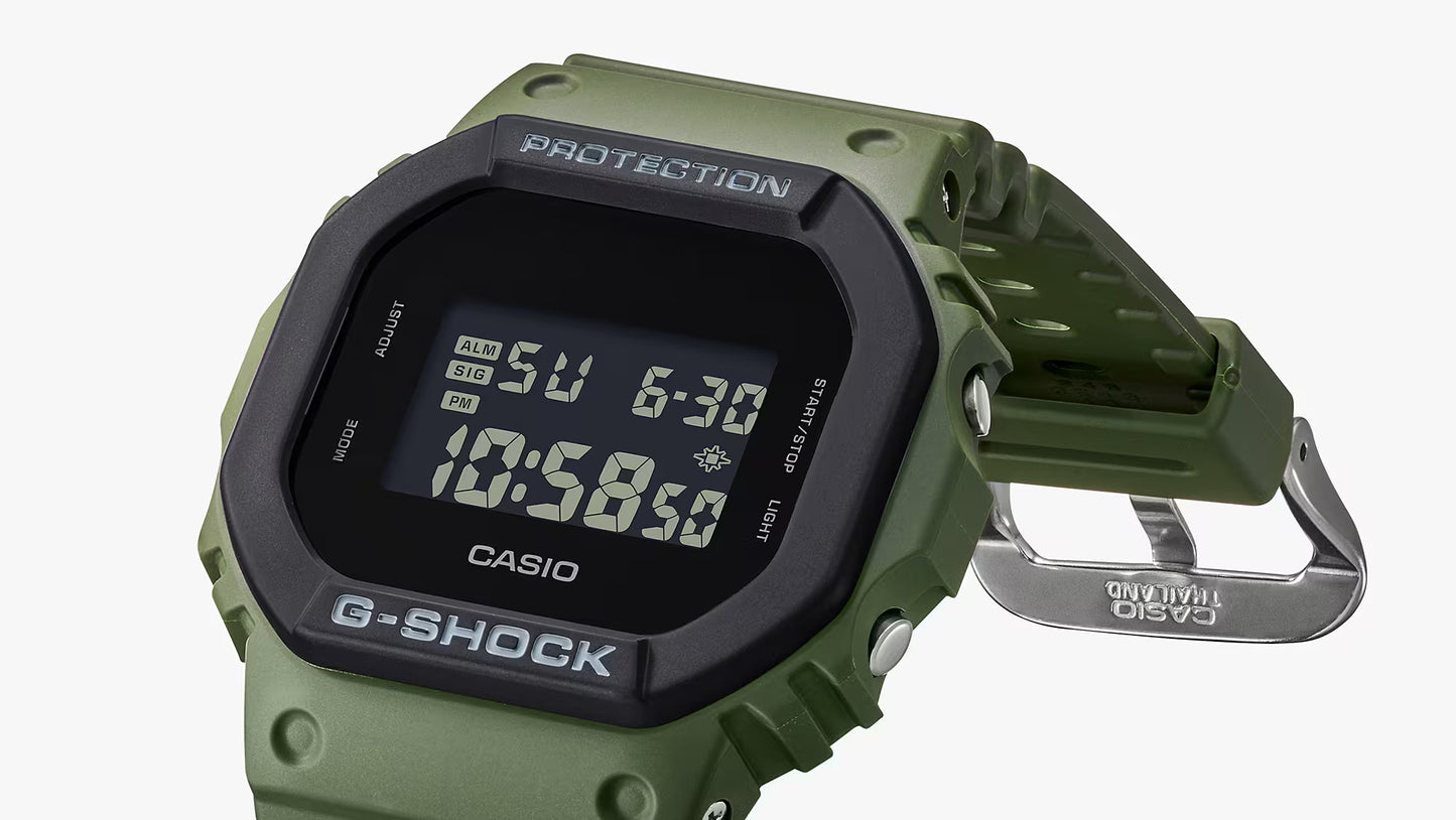 CASIO G-SHOCK DW-5610UU-3 GREEN / BLACK DIGITAL WATCH