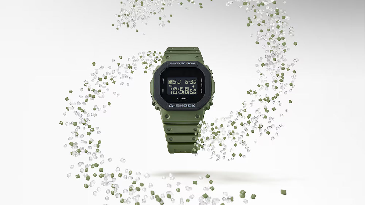 CASIO G-SHOCK DW-5610UU-3 GREEN / BLACK DIGITAL WATCH