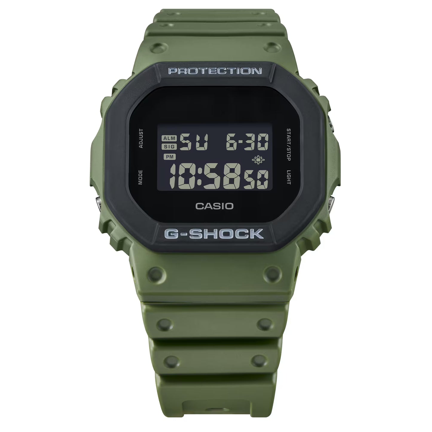 CASIO G-SHOCK DW-5610UU-3 GREEN / BLACK DIGITAL WATCH