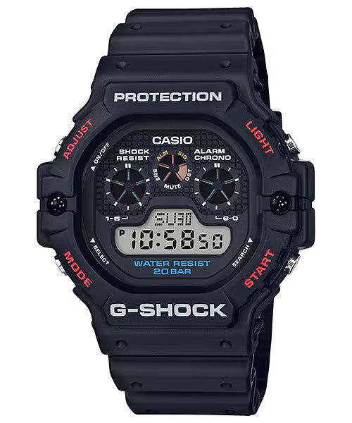 CASIO G-SHOCK DW-5900-1 BLACK DIGITAL WATCH