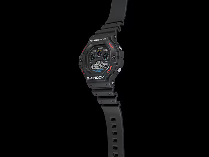 CASIO G-SHOCK DW-5900-1 BLACK DIGITAL WATCH