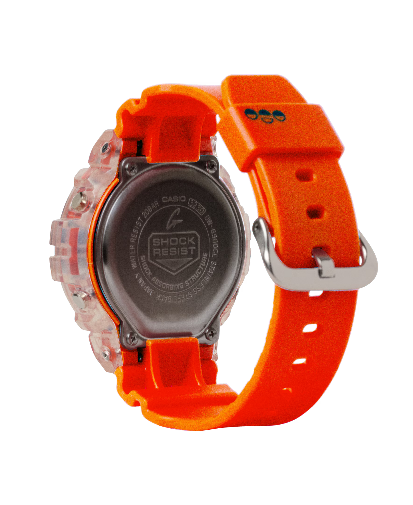 CASIO G-SHOCK DW-6900GL-4 ORANGE "LUCKY DROP" DIGITAL WATCH