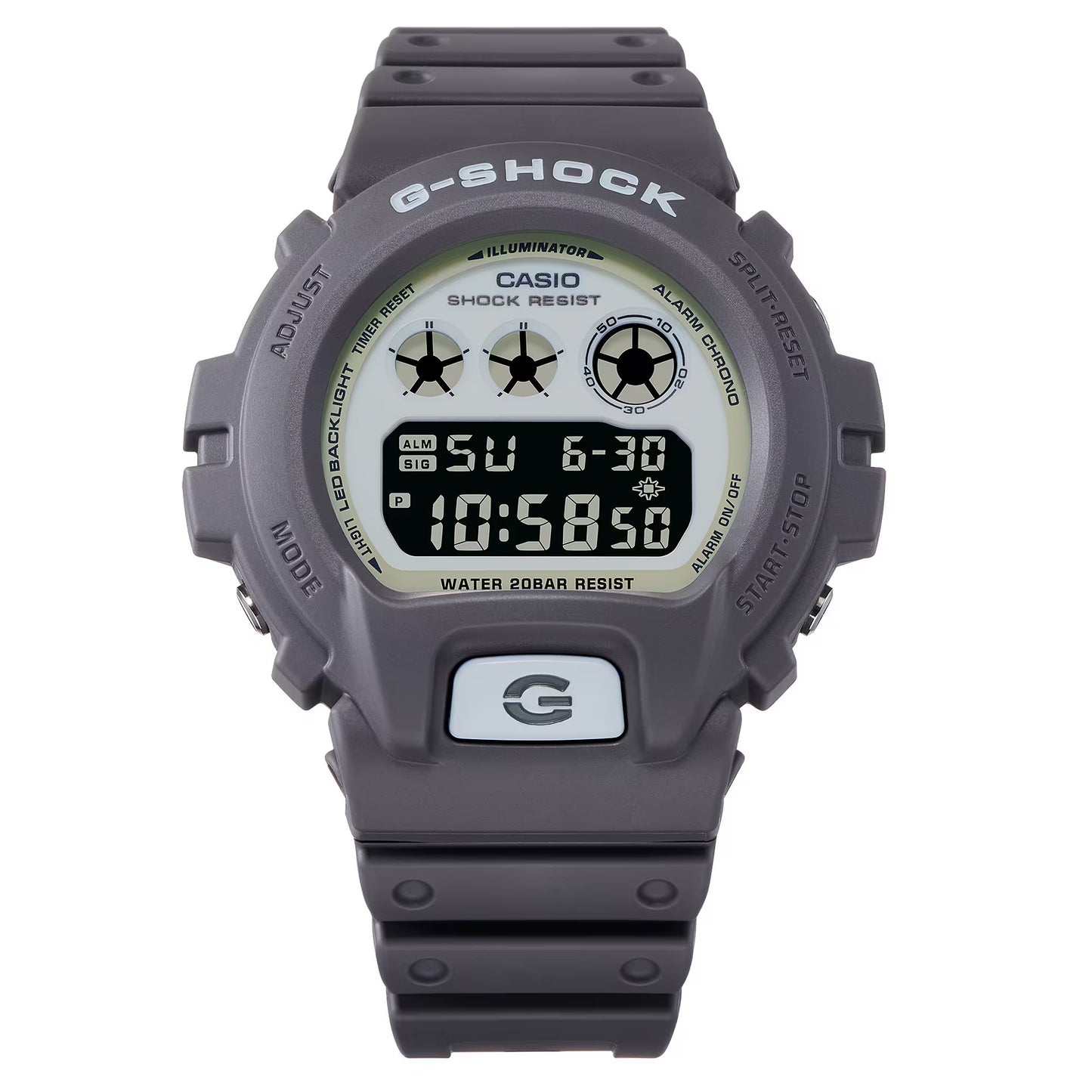 CASIO G-SHOCK DW-6900HD-8 HIDDEN GLOW DIGITAL WATCH