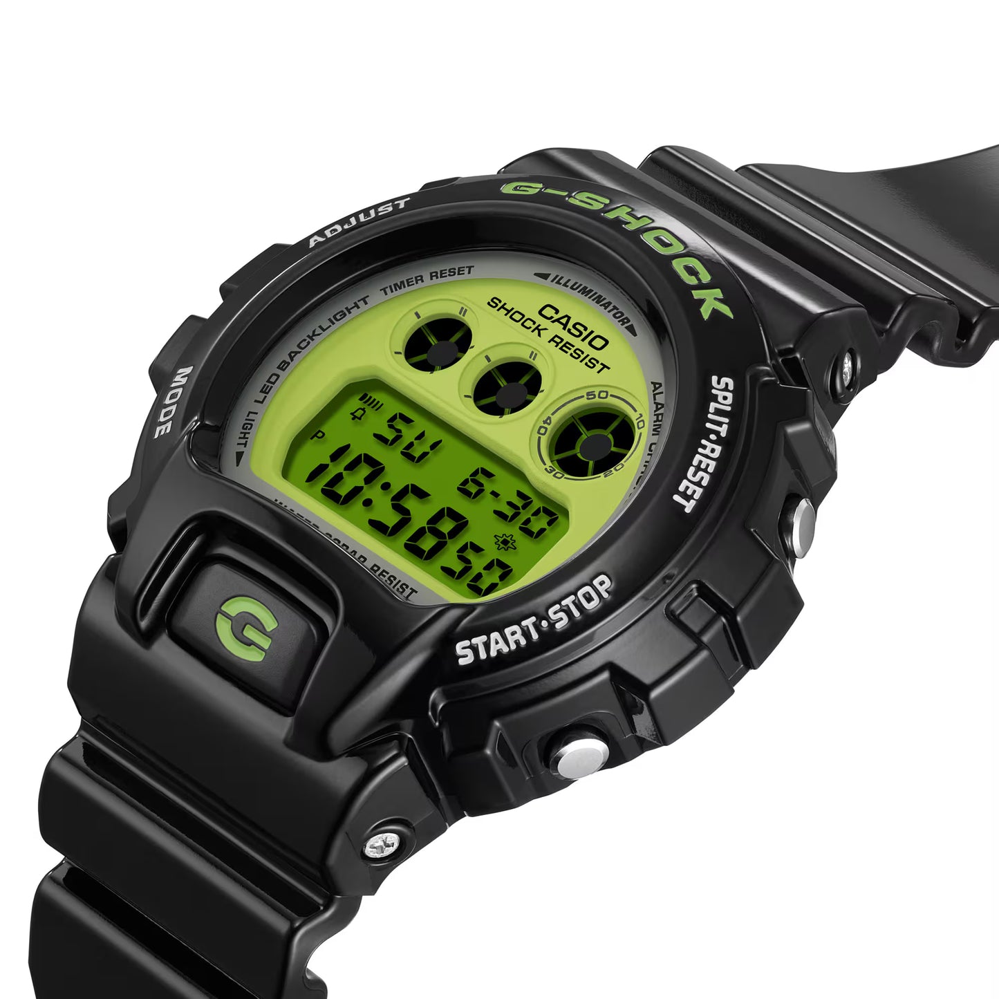 CASIO G-SHOCK DW-6900RCS-1 DW6900 GREEN / BLACK MEN'S DIGITAL WATCH