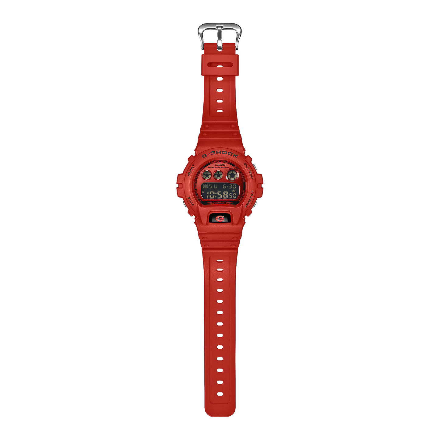 CASIO G-SHOCK DW-6900RRB-4 DW6900 NEW VIVID RED DIGITAL WATCH