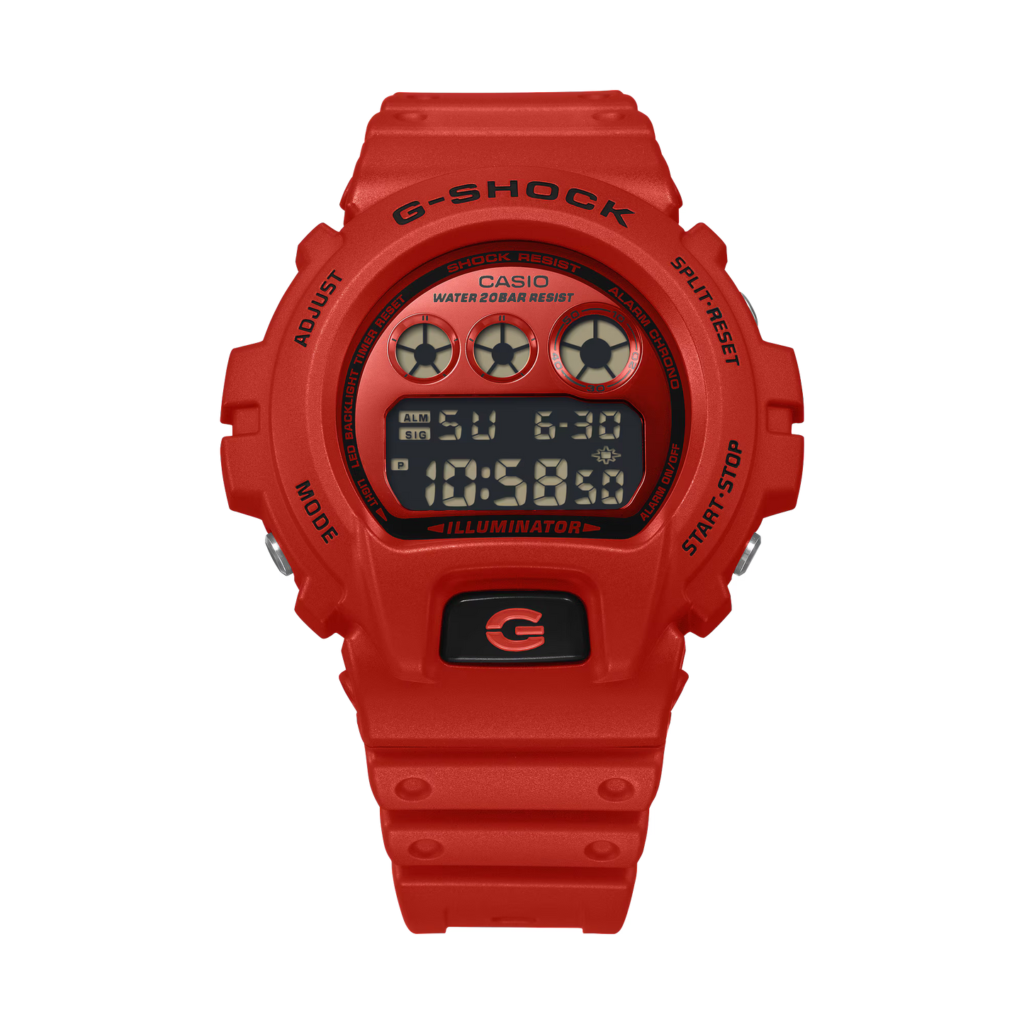 CASIO G-SHOCK DW-6900RRB-4 DW6900 NEW VIVID RED DIGITAL WATCH