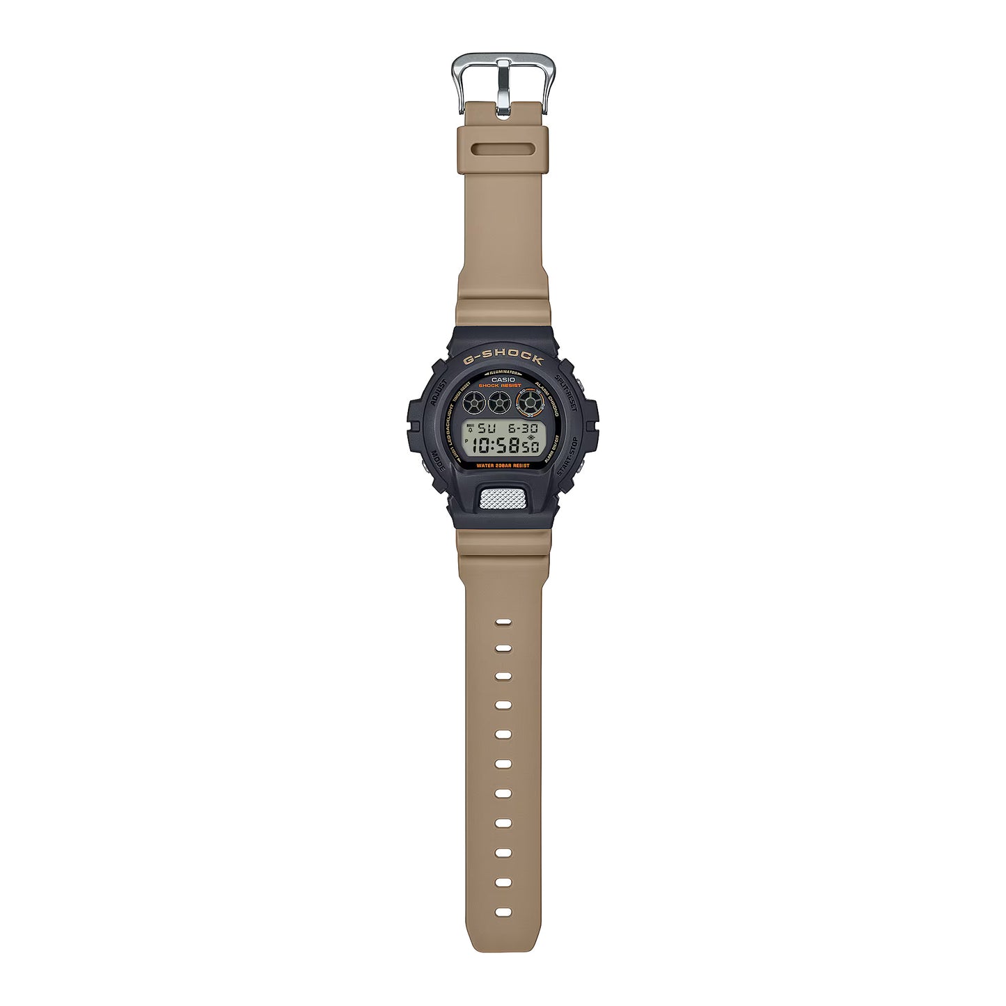 CASIO G-SHOCK DW-6900TU-1A5 TWO-TONE UTILITY BEIGE DIGITAL WATCH