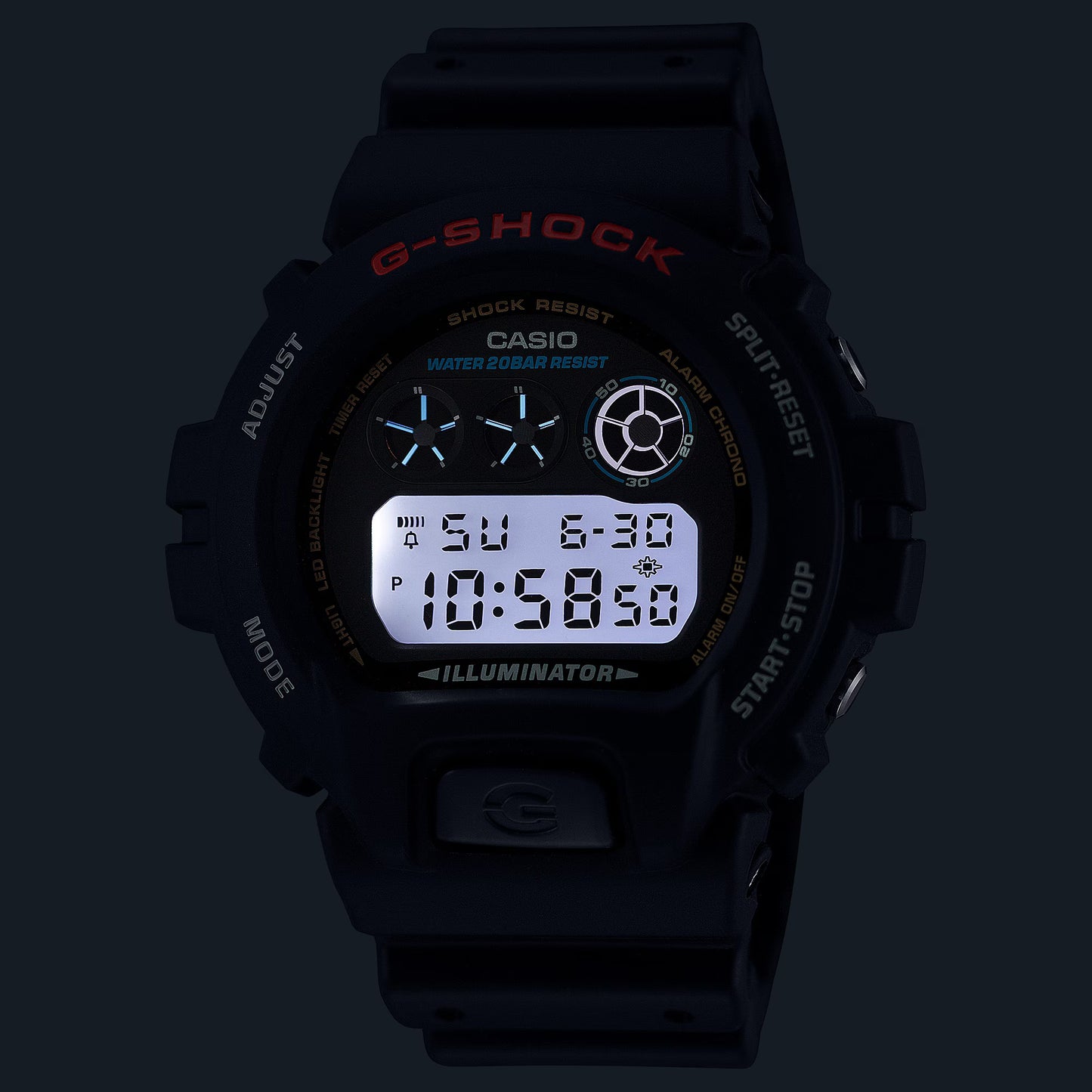 CASIO G-SHOCK DW-6900U-1 DW6900 MEN'S DIGITAL DISPLAY WATCH