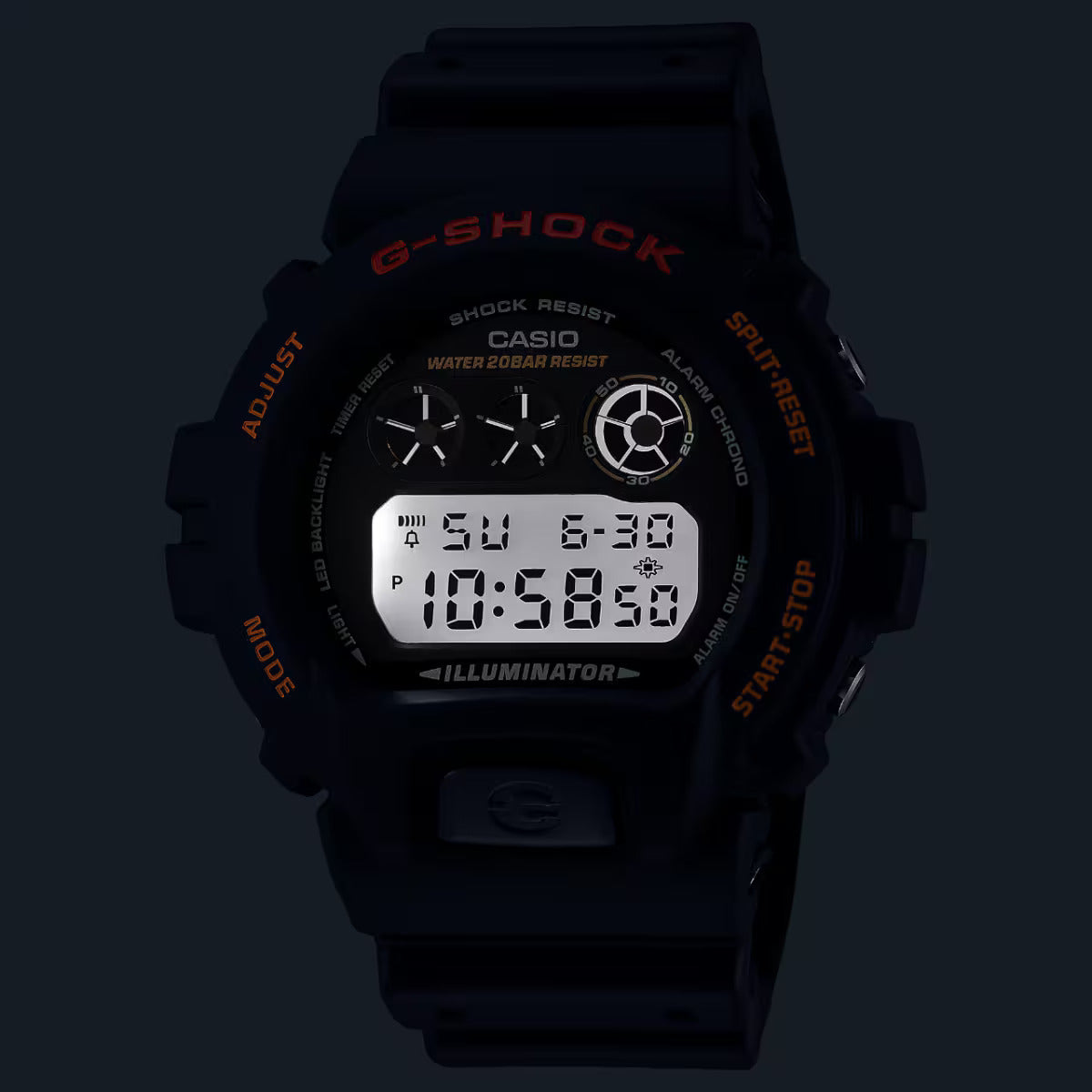 CASIO G-SHOCK DW-6900UB-9 CLASSIC BLACK DIGITAL WATCH