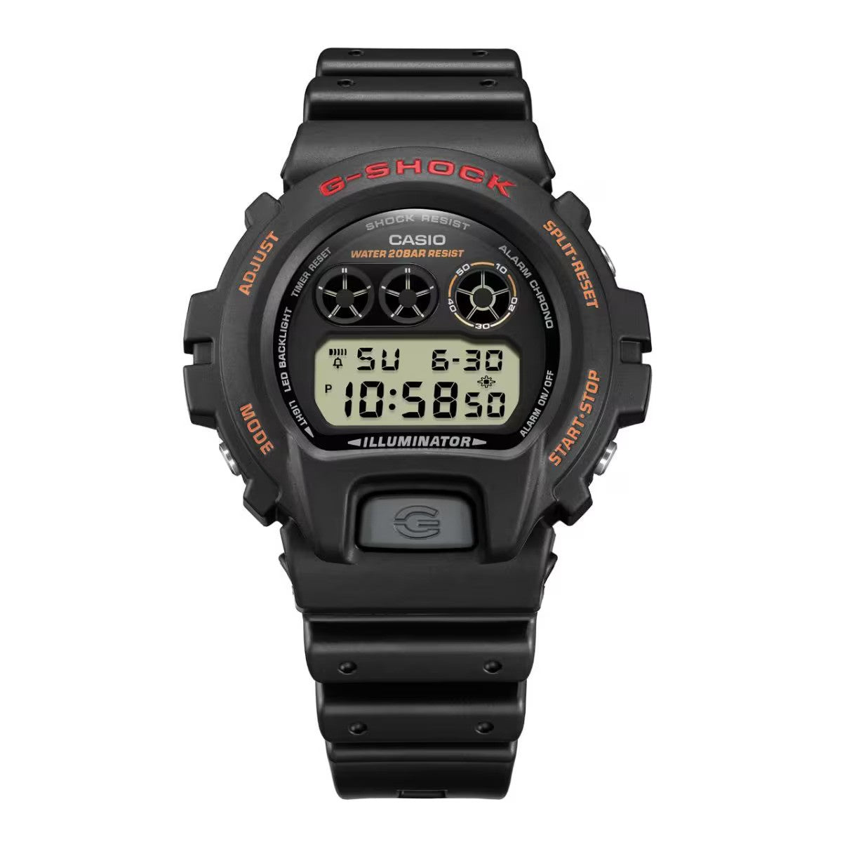 CASIO G-SHOCK DW-6900UB-9 CLASSIC BLACK DIGITAL WATCH