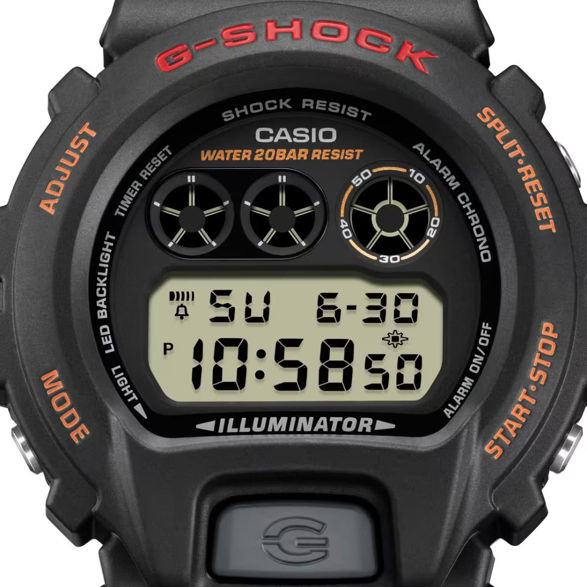 CASIO G-SHOCK DW-6900UB-9 CLASSIC BLACK DIGITAL WATCH