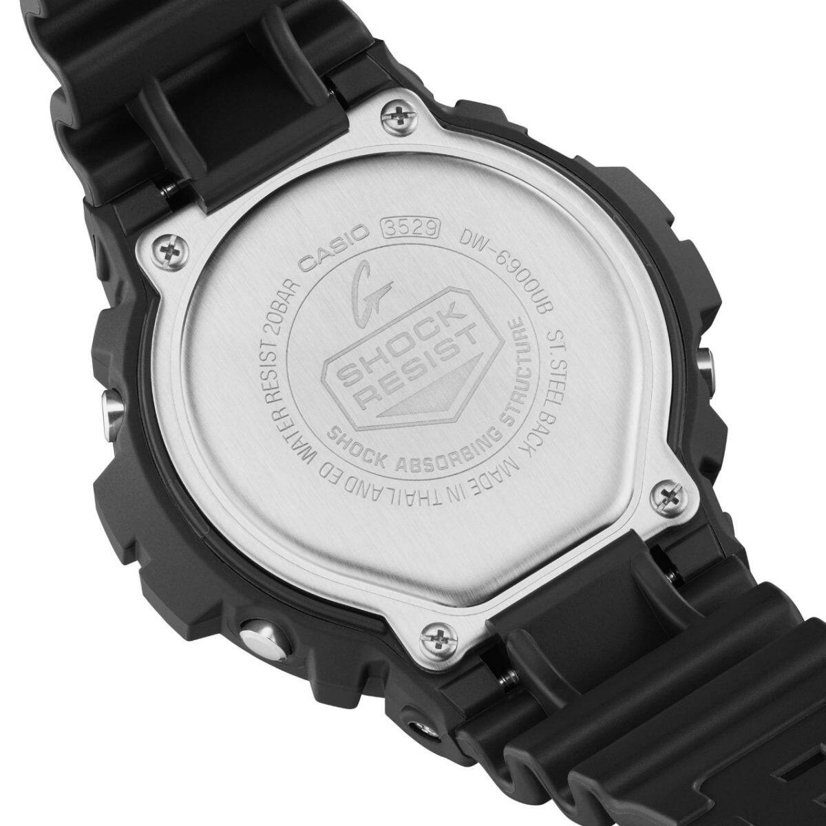 CASIO G-SHOCK DW-6900UB-9 CLASSIC BLACK DIGITAL WATCH