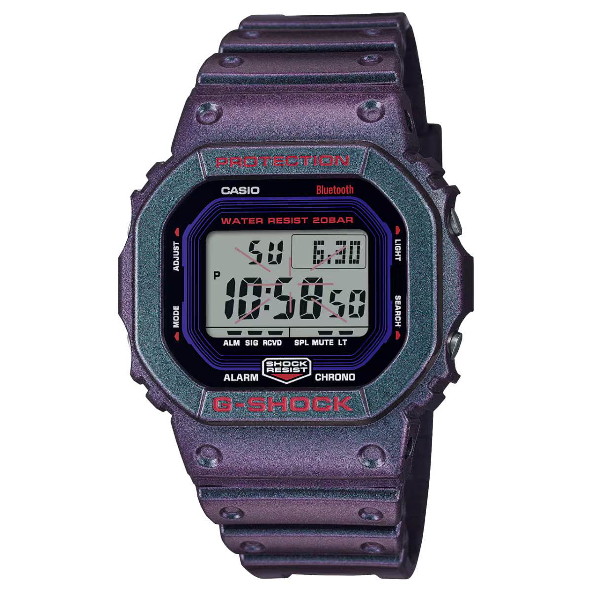 CASIO G-SHOCK DW-B5600AH-6 PURPLE DIGITAL WATCH (J)