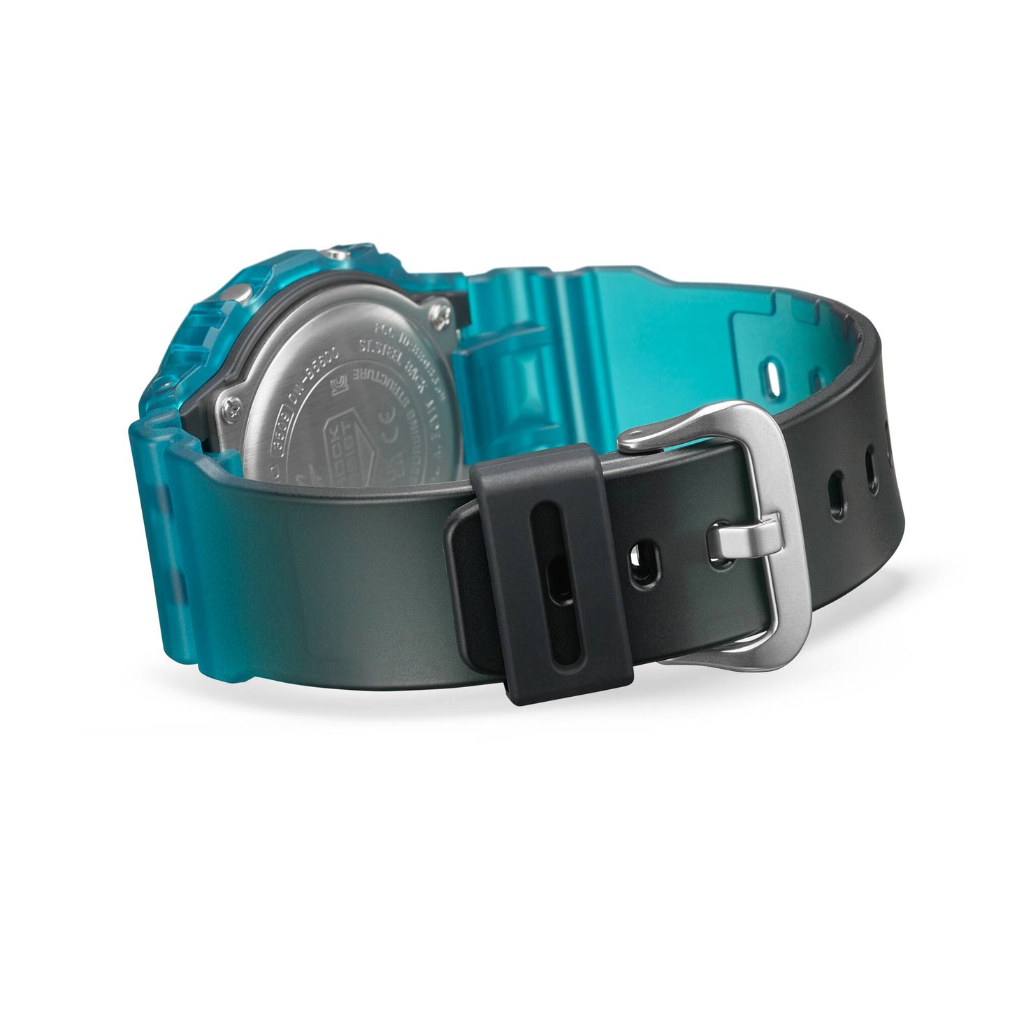CASIO G-SHOCK DW-B5600G-2 TRANSLUCENT BLUE/GREEN DIGITAL WATCH