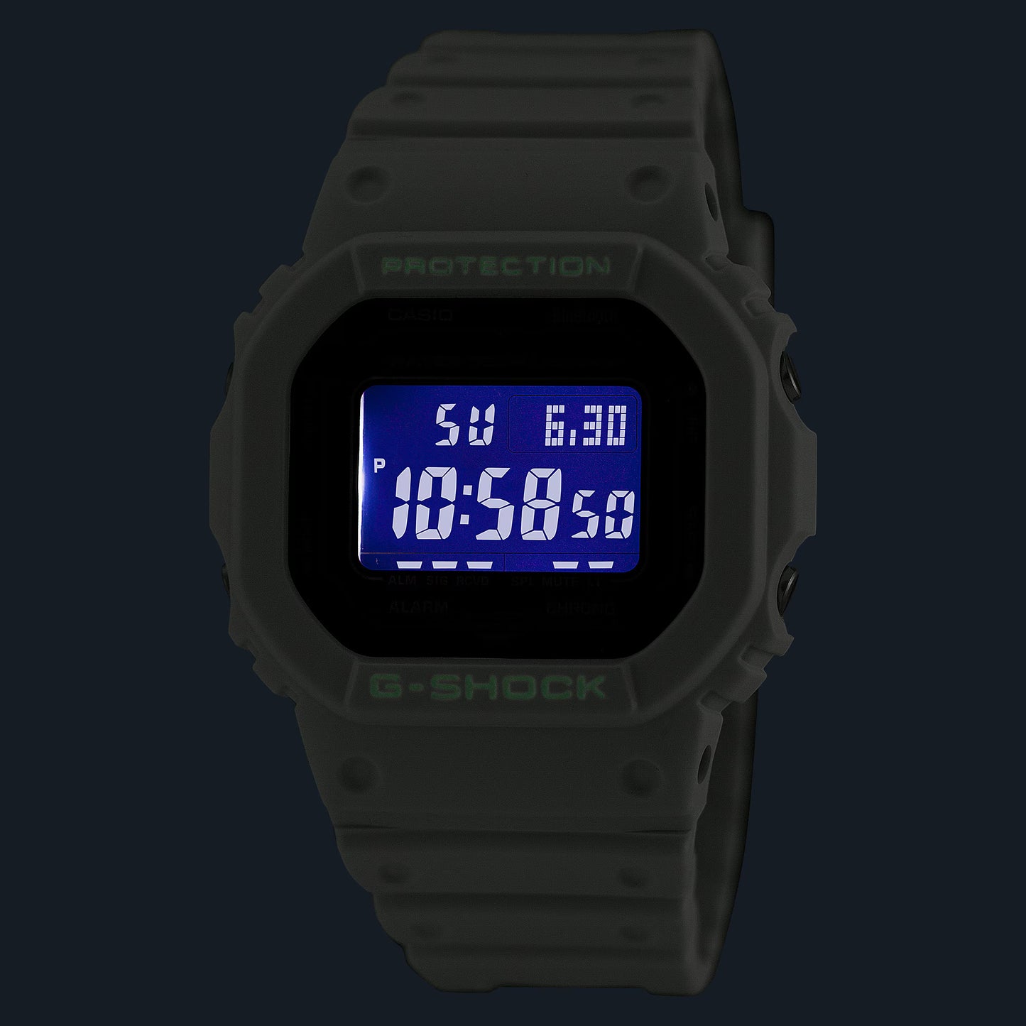 CASIO G-SHOCK DW-B5600SF-7 WHITE BLUETOOTH DIGITAL WATCH