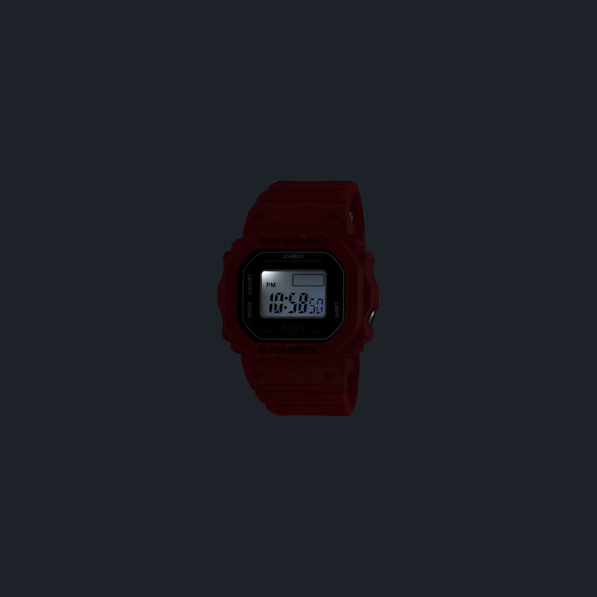 CASIO G-SHOCK NANO DWN5600-4 RED DIGITAL RING WATCH