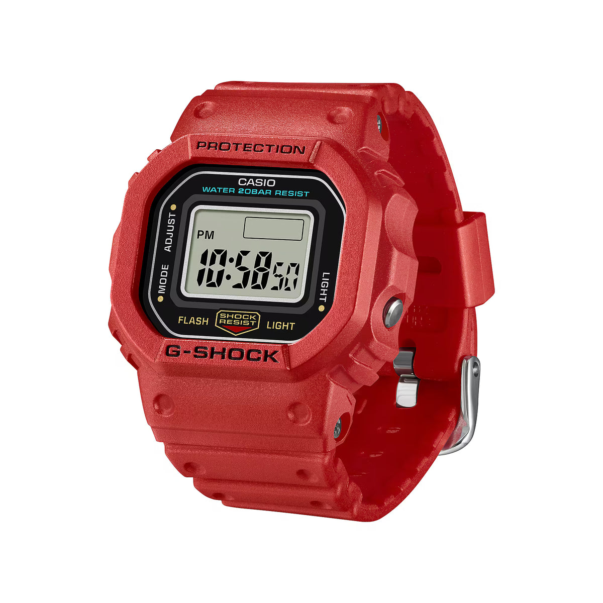 CASIO G-SHOCK NANO DWN5600-4 RED DIGITAL RING WATCH
