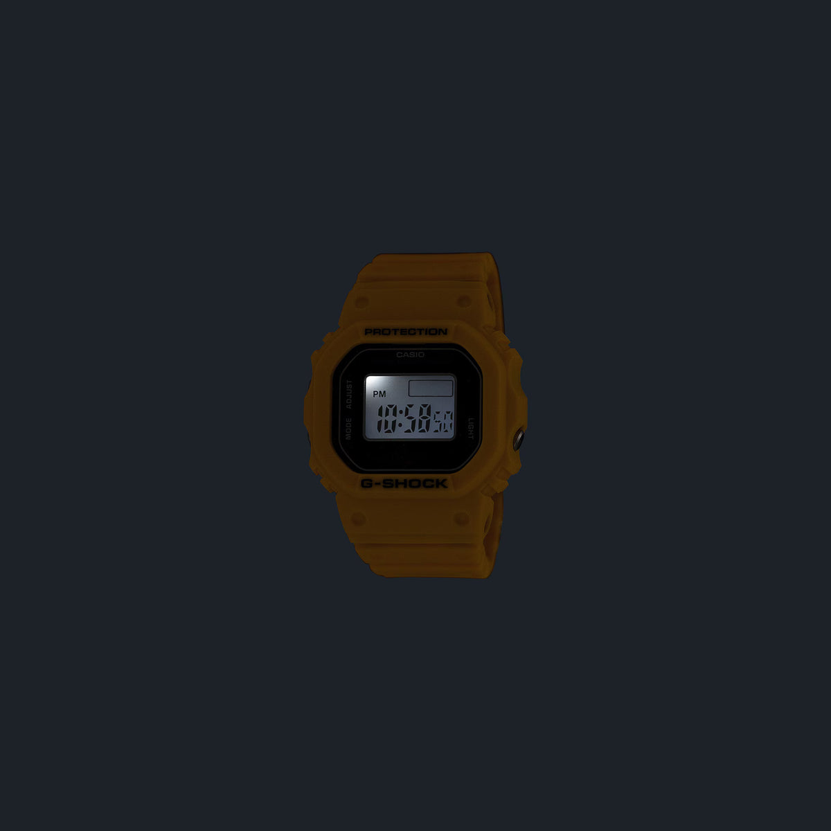 CASIO G-SHOCK NANO DWN5600-9 YELLOW DIGITAL RING WATCH