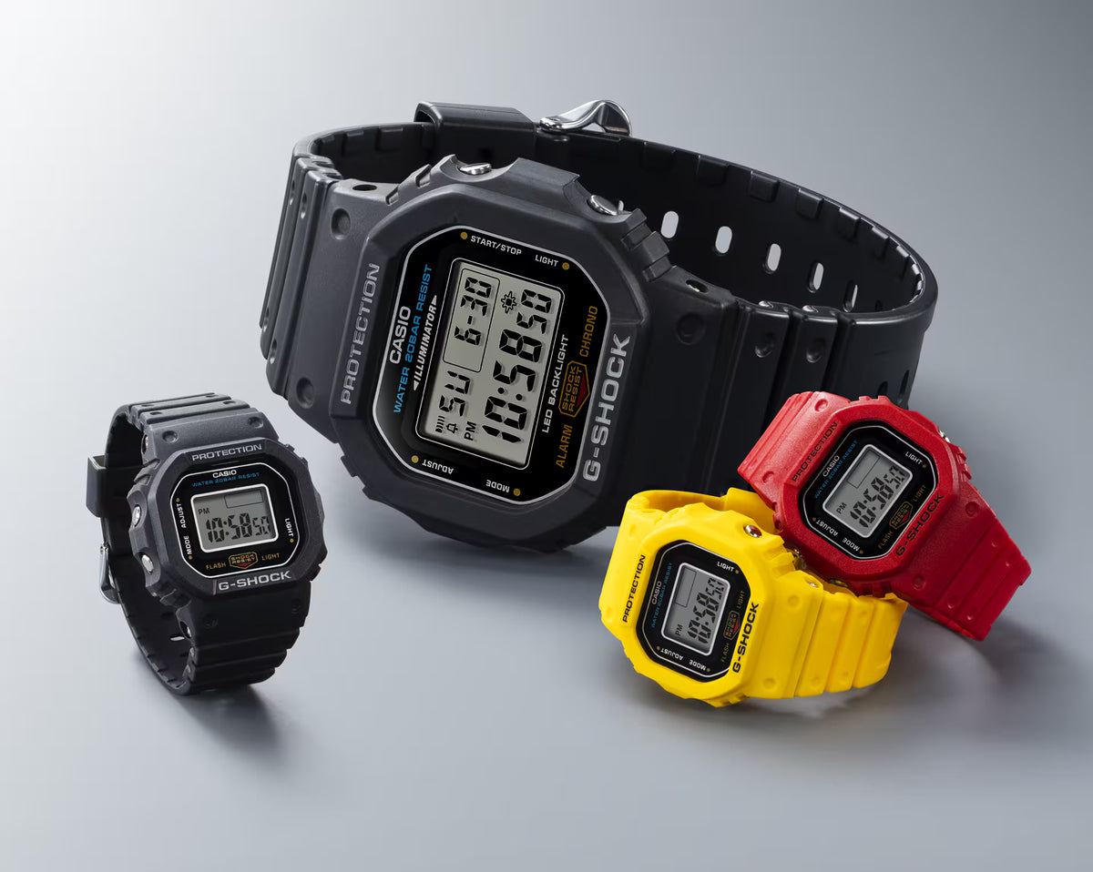 CASIO G-SHOCK NANO DWN5600-9 YELLOW DIGITAL RING WATCH